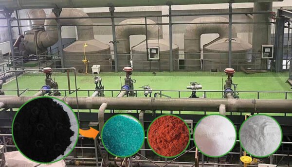 Ternary battery black mass hydrometallurgy plant