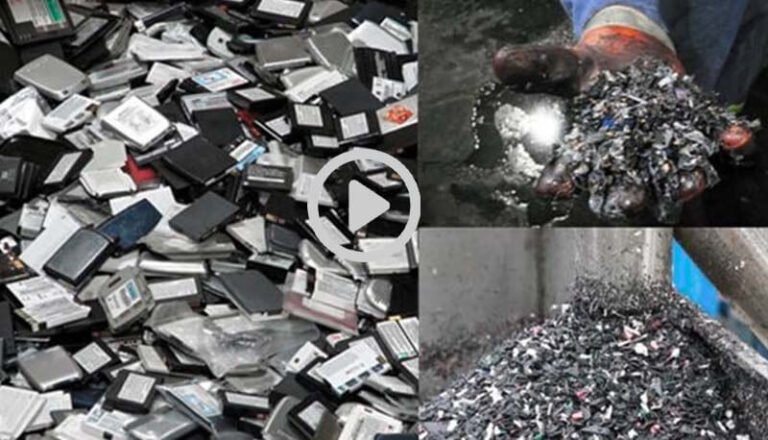 Scrap lithium battery