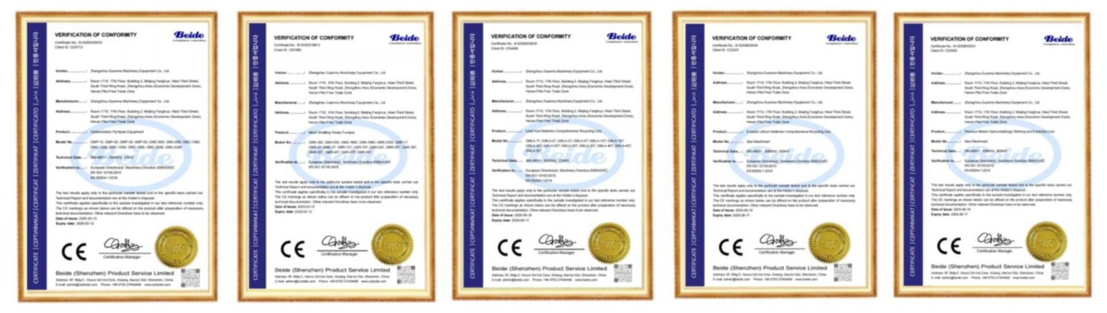 CE Certificate