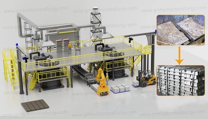 Crude Lead Refining Furnace