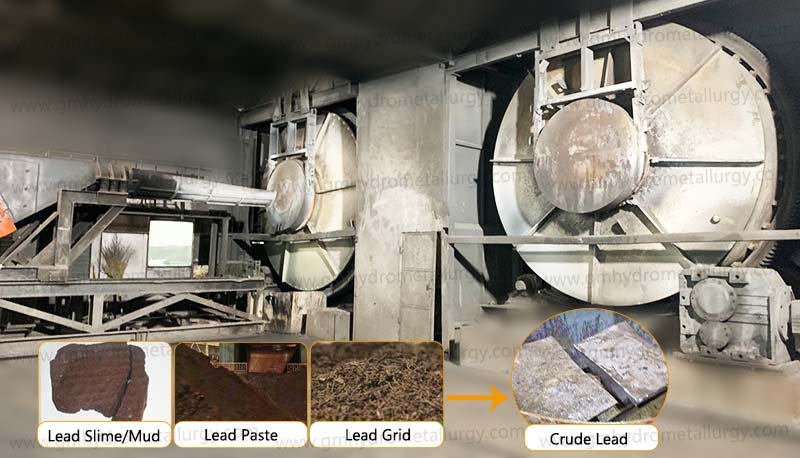 Lead Smelting Rotary Furnace