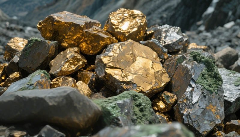Copper ore raw materials