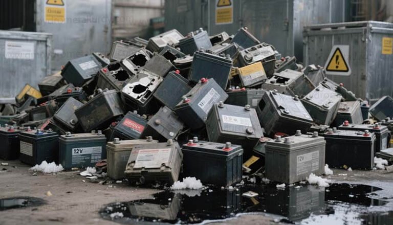 Waste lead-acid batteries