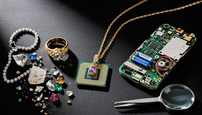 scrap jewelry electronic waste