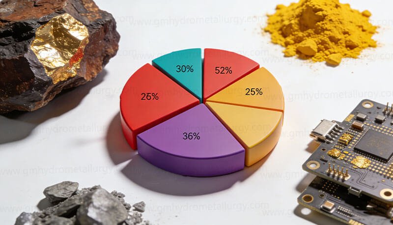 Gold-containing waste