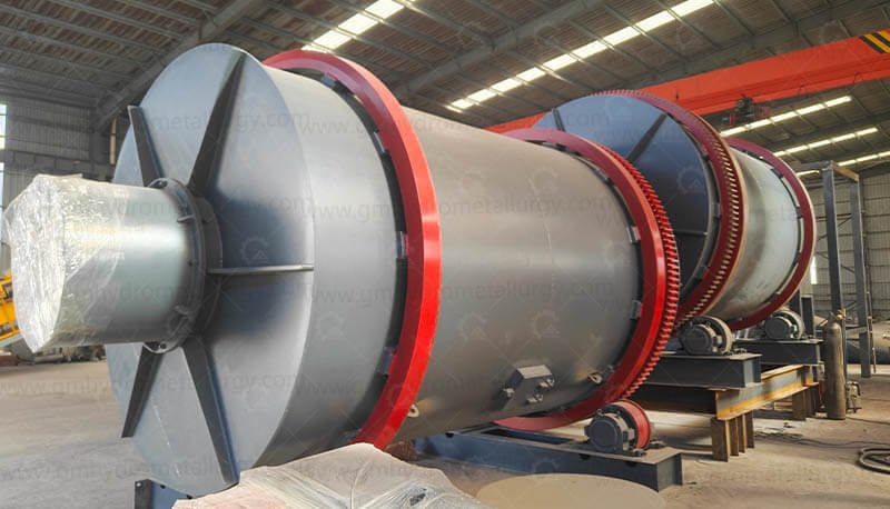 Lead ore smelting rotary furnace delivered