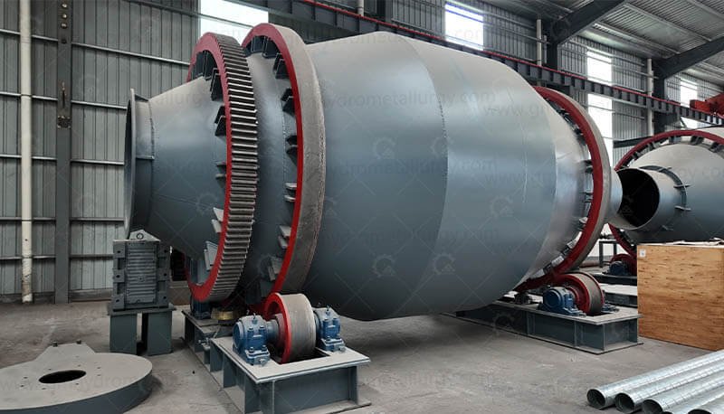 lead ore smelting rotary furnace