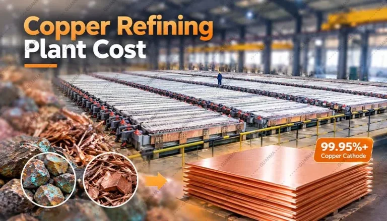 copper refining plant cost